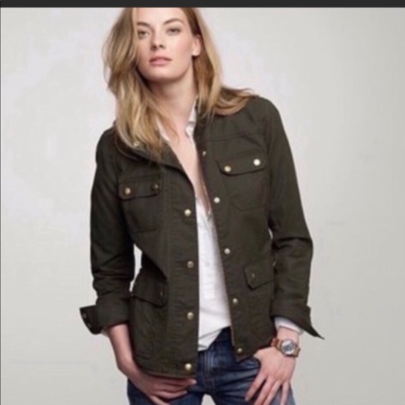 J. Crew Jackets & Blazers - J CREW MILITARY JACKET XS